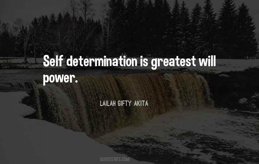 Quotes About Self Determination #1047817