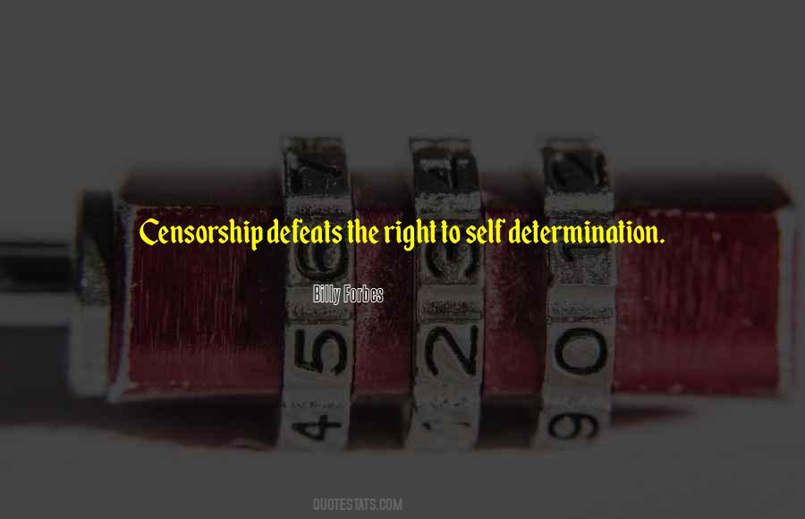 Quotes About Self Determination #351032