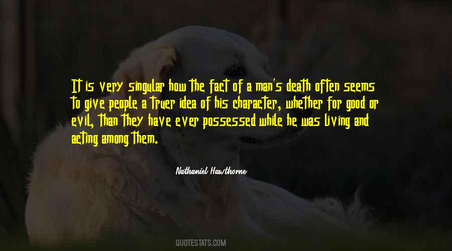 Quotes About Death Of Good Man #1555773