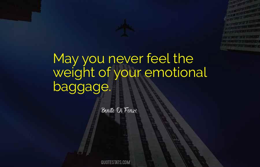 Quotes About Emotional Baggage #1017387