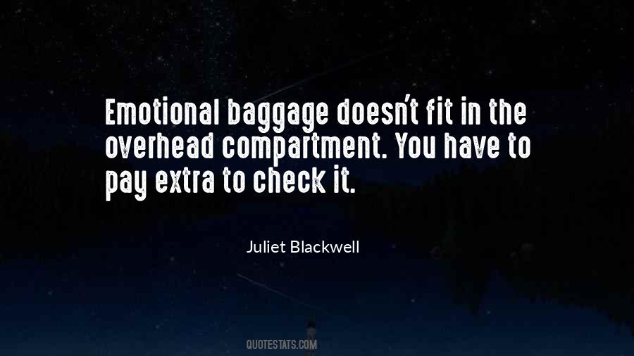 Quotes About Emotional Baggage #115674