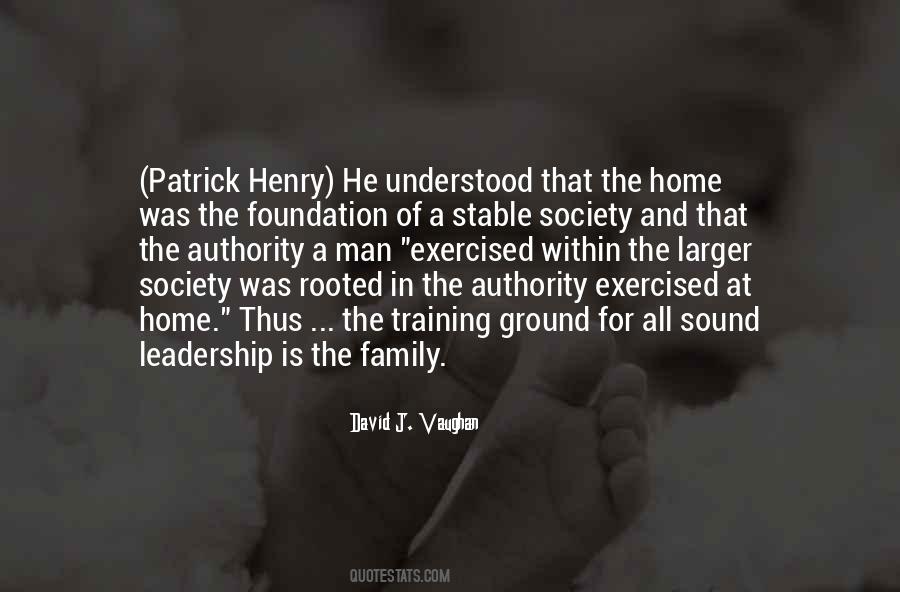 Quotes About Family Leadership #1474292