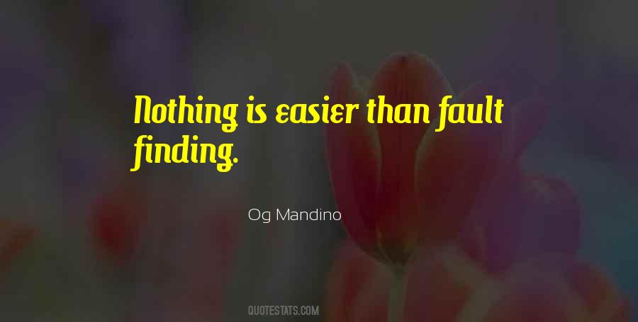 Quotes About Finding Faults #1140943