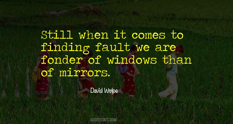 Quotes About Finding Faults #473273