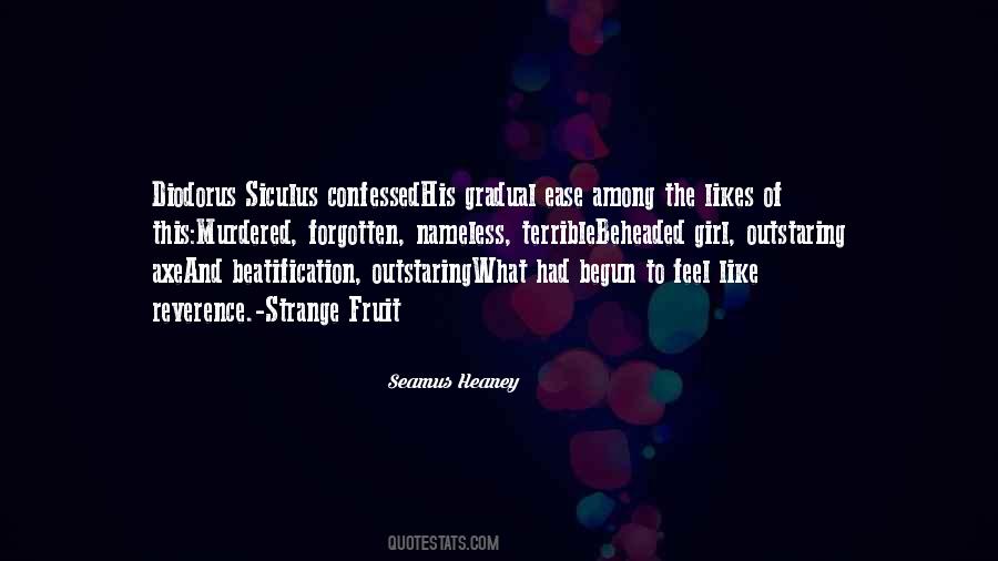 Quotes About Strange Fruit #761752