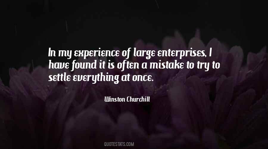 Once Is A Mistake Quotes #465443