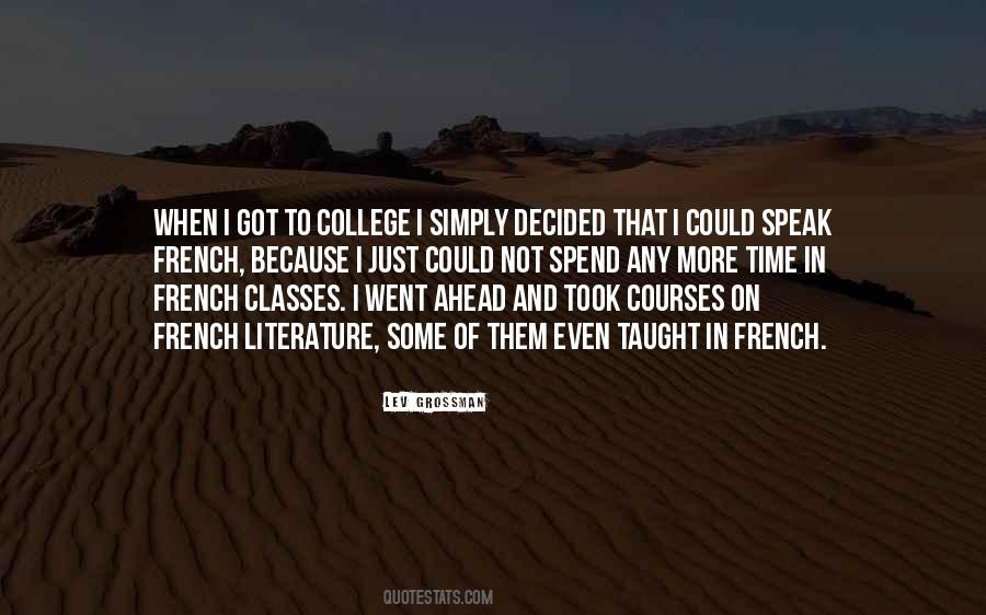 Quotes About Courses In College #685293