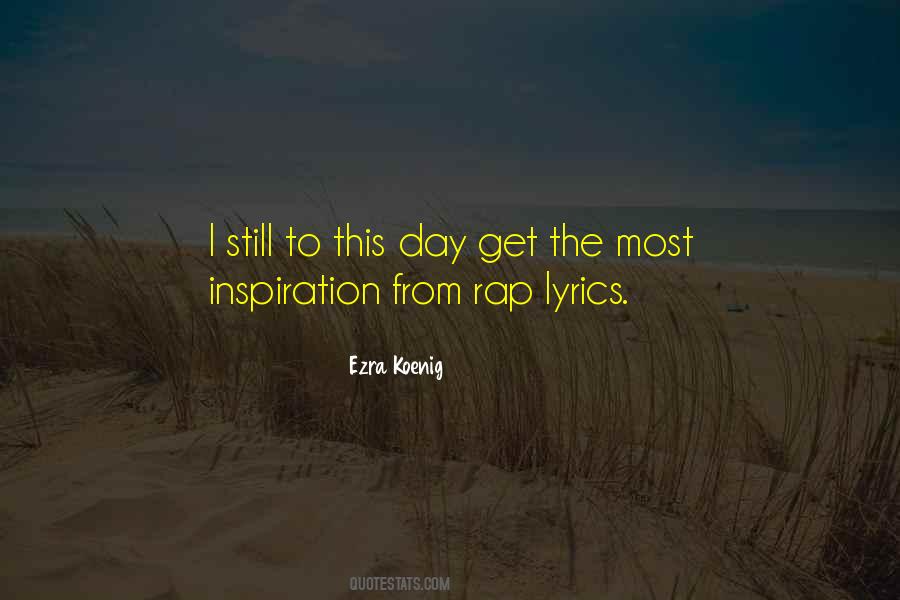 Quotes About Rap Lyrics #799337