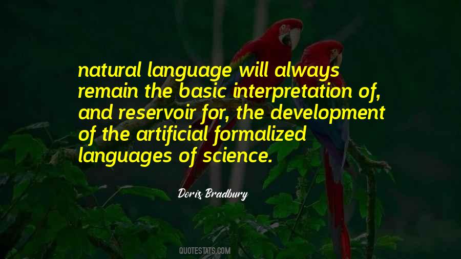 Quotes About Language Interpretation #549957