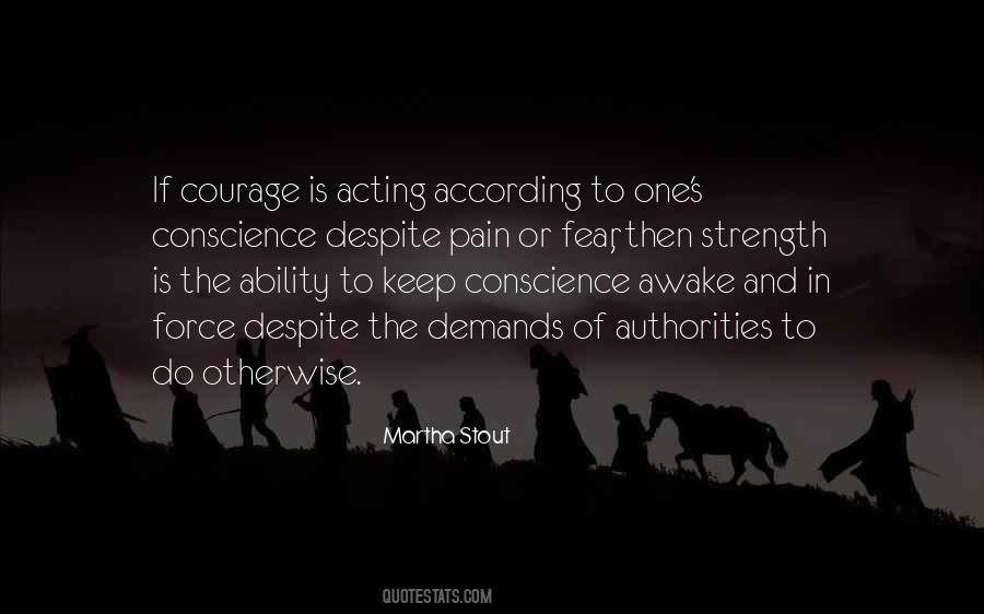 Quotes About Fear And Courage #216466
