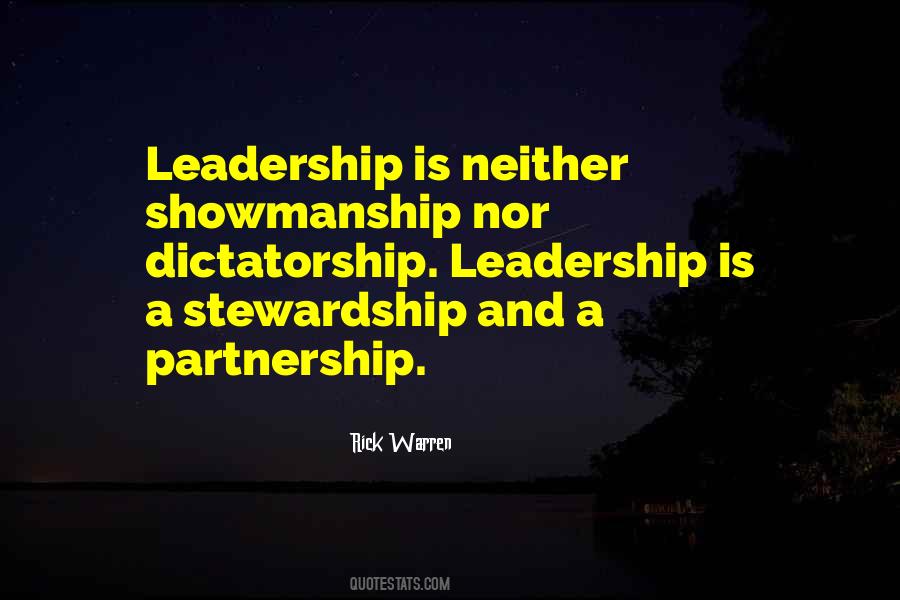 Quotes About Stewardship #340674