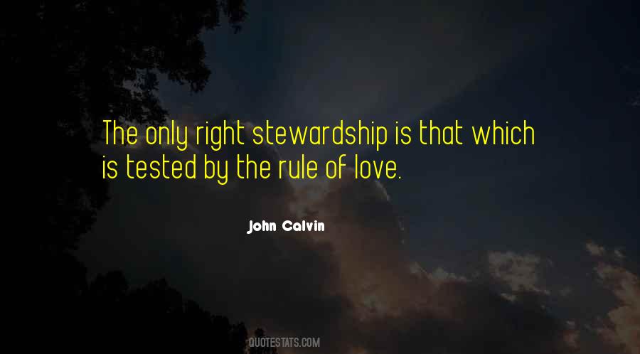 Quotes About Stewardship #34148