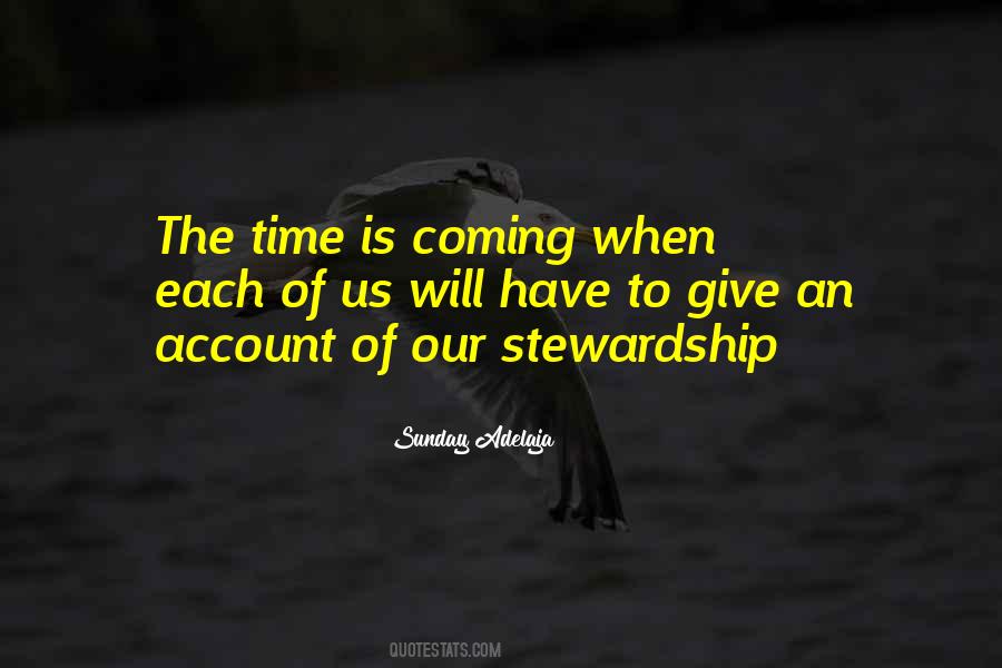 Quotes About Stewardship #761618