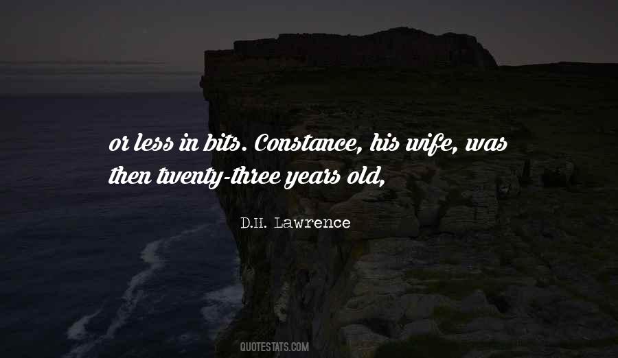 Quotes About Twenty Years Old #81694