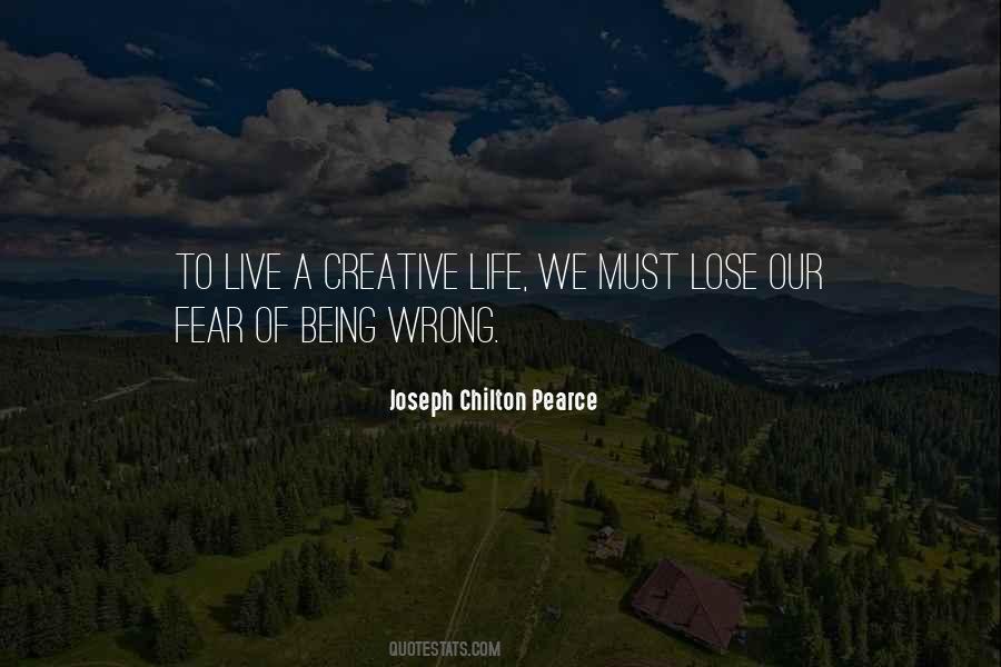 Fear Of Being Wrong Quotes #281761