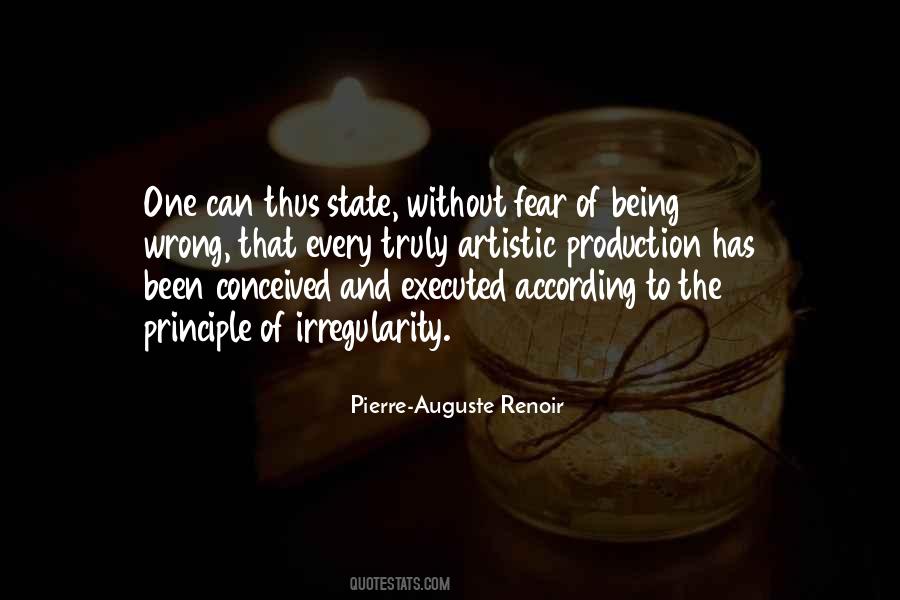 Fear Of Being Wrong Quotes #397373