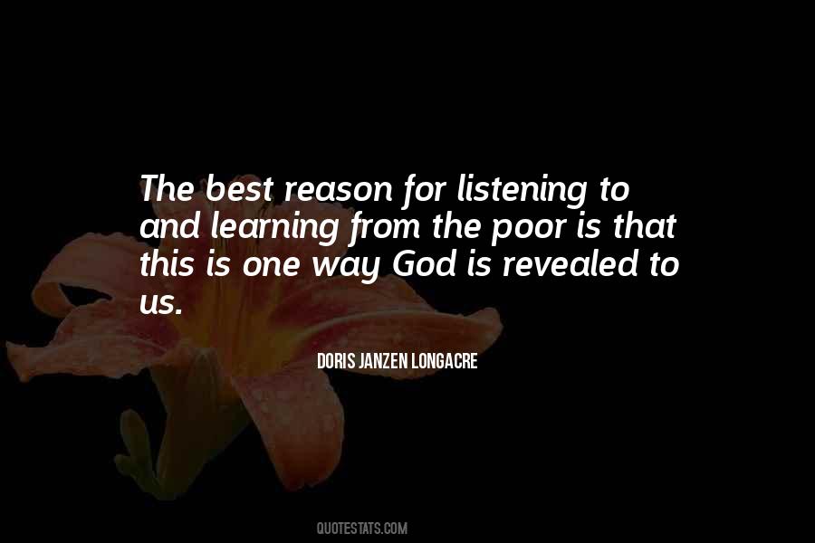 Quotes About Listening To God #1125501