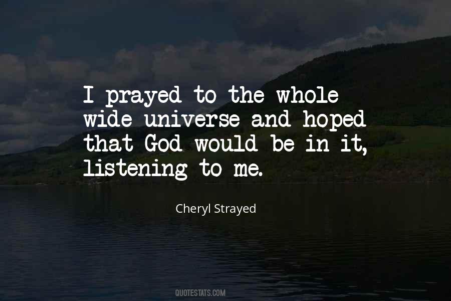 Quotes About Listening To God #839415