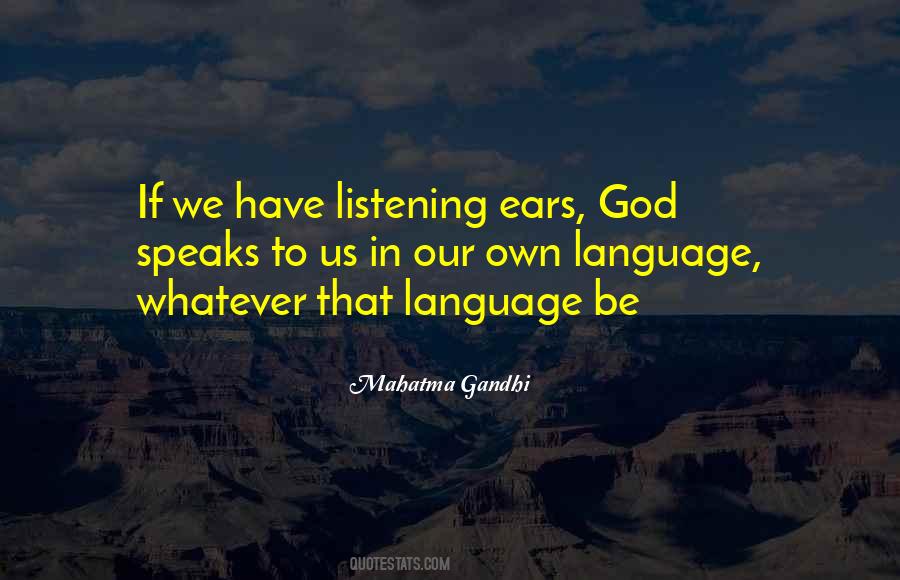 Quotes About Listening To God #913472