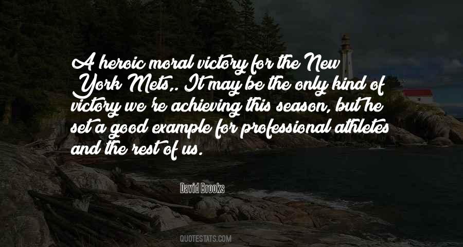 Moral Victory Quotes #1042185