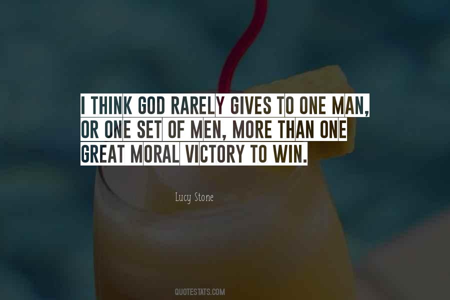 Moral Victory Quotes #1817703