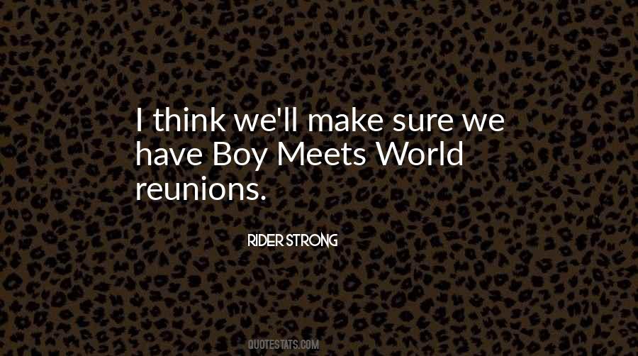 Quotes About Reunions #1441709