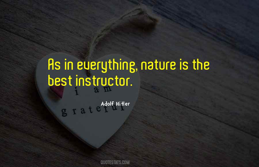 Quotes About Your Instructor #251934