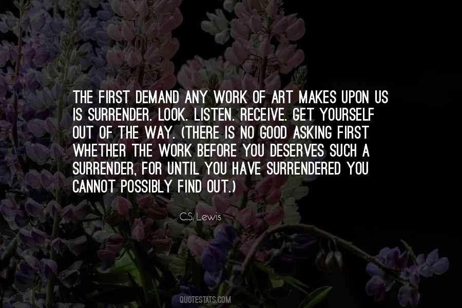 Find Out First Quotes #558072