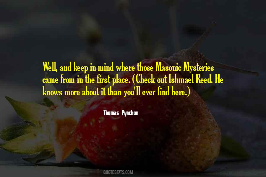 Find Out First Quotes #560983