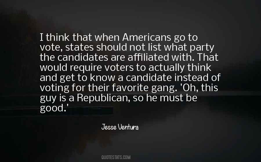 Quotes About Voting Republican #1596006