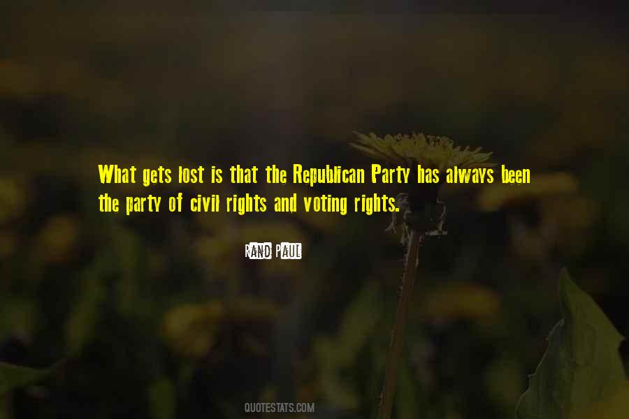 Quotes About Voting Republican #1631