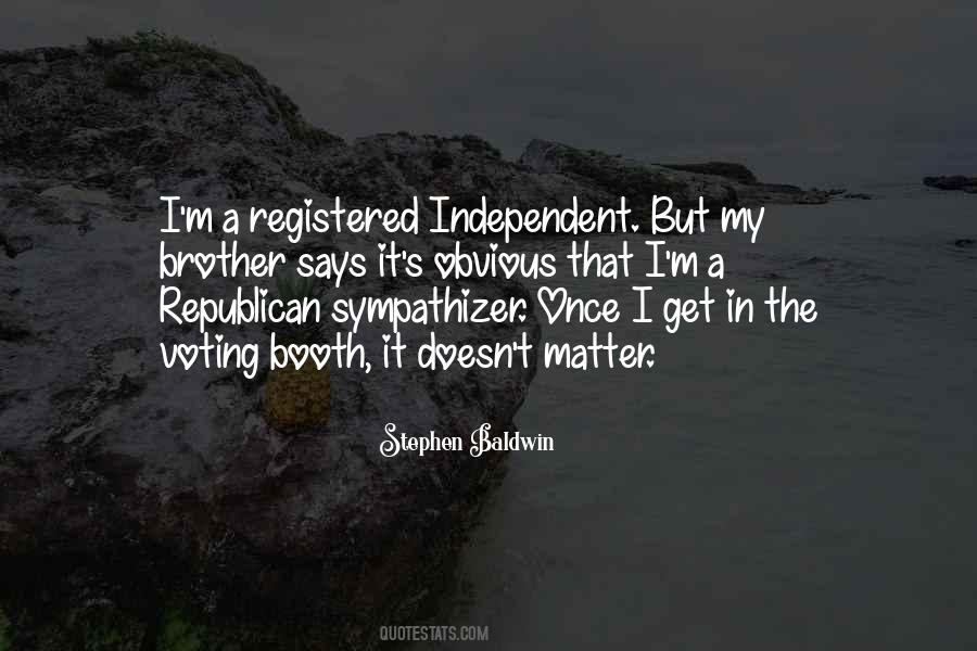 Quotes About Voting Republican #1795484