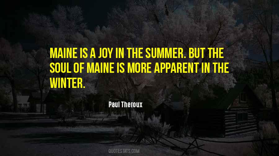 Quotes About Maine Winter #4494