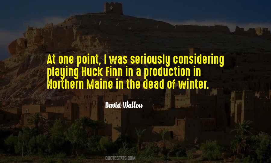 Quotes About Maine Winter #6742