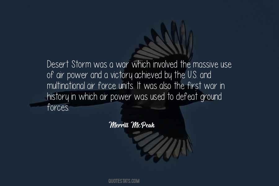 Quotes About Desert Storm #791475