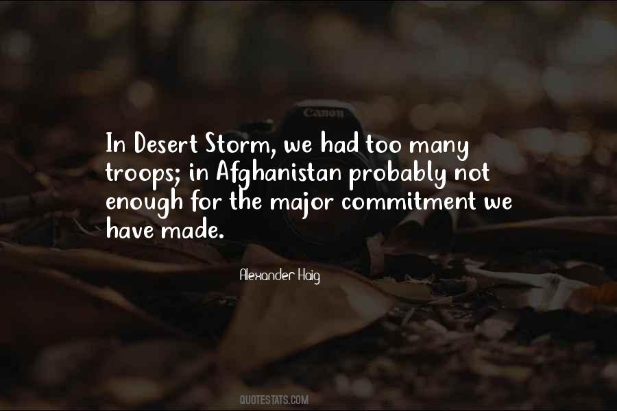 Quotes About Desert Storm #872993