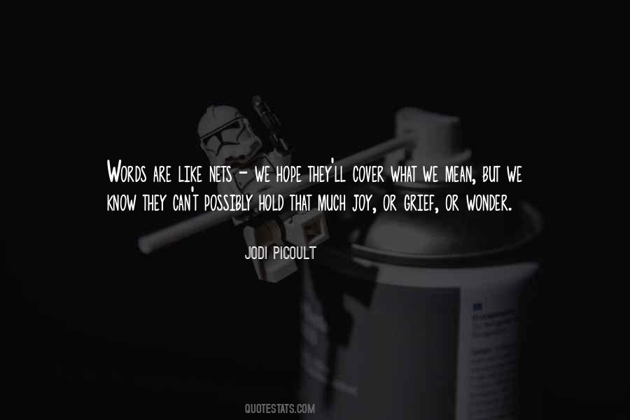 Words Like Hope Quotes #249041