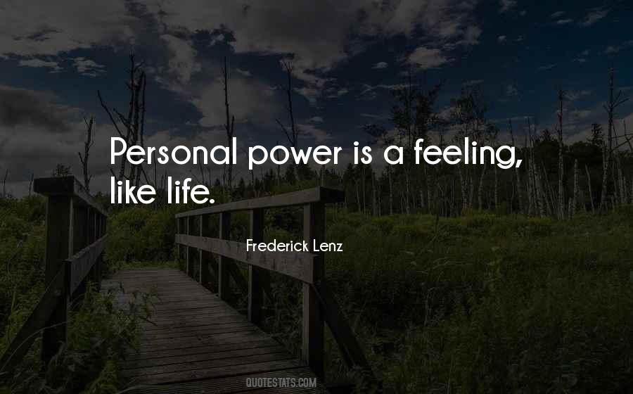 Quotes About Personal Power #1013803