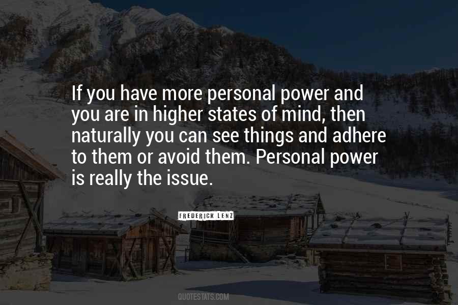 Quotes About Personal Power #1642877