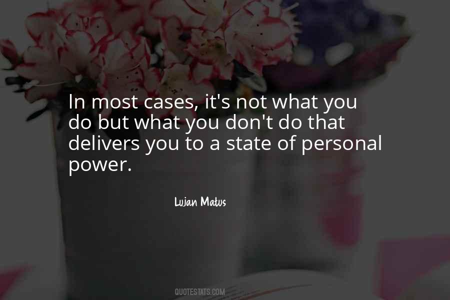 Quotes About Personal Power #450555