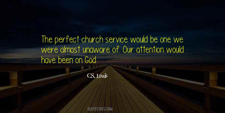 Church Service Quotes #1378905