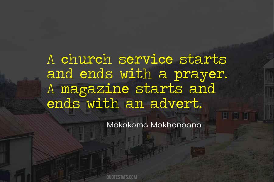 Church Service Quotes #1731051