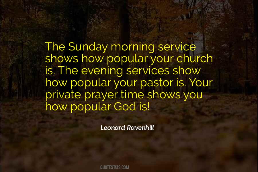 Church Service Quotes #340901