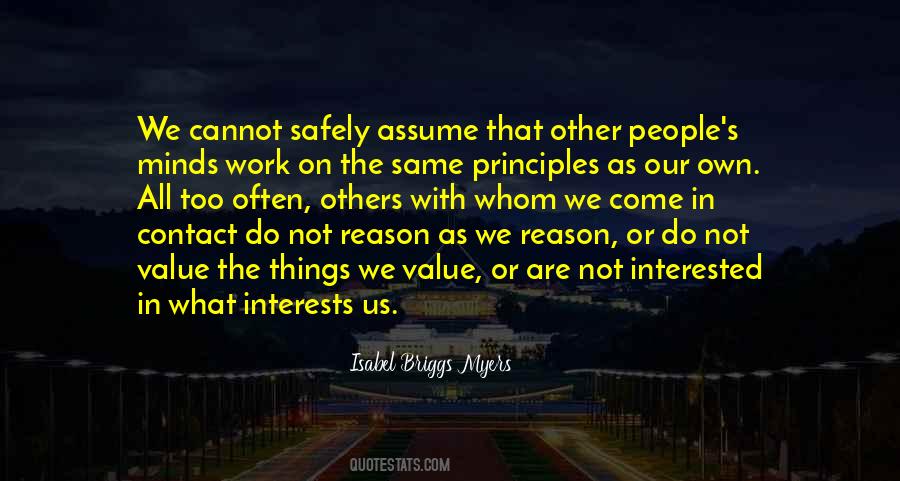 Quotes About Do Not Assume #1318943