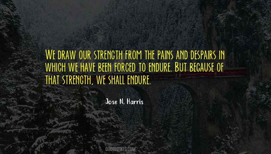 Quotes About Strength To Endure #1253656