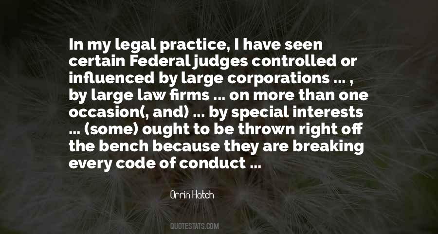 Quotes About Law Firms #729476