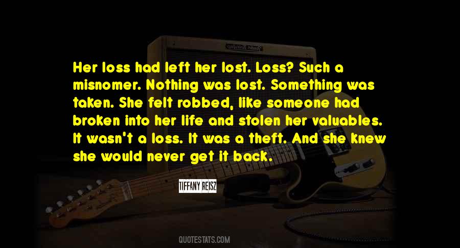 Quotes About Theft #1705352