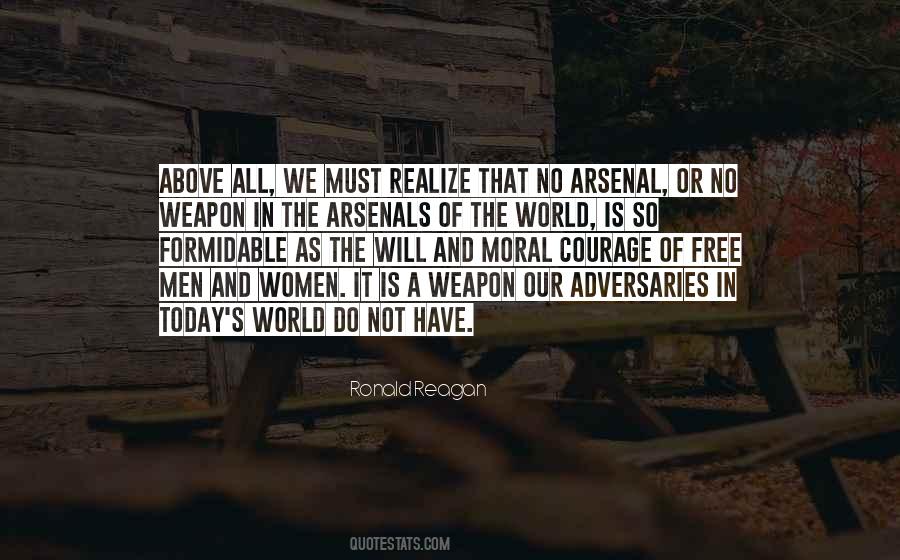 Quotes About No Weapon #1858342