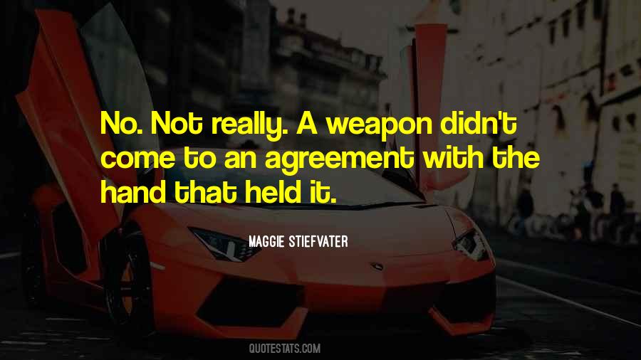 Quotes About No Weapon #195665