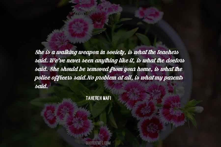 Quotes About No Weapon #706556
